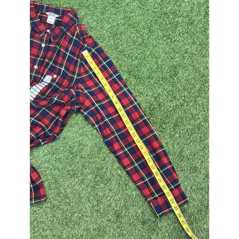 Duluth Trading Co Free Swingin' Flannel Shirt Womens‎ XL Plaid Casual 65505 NWT - Picture 14 of 16